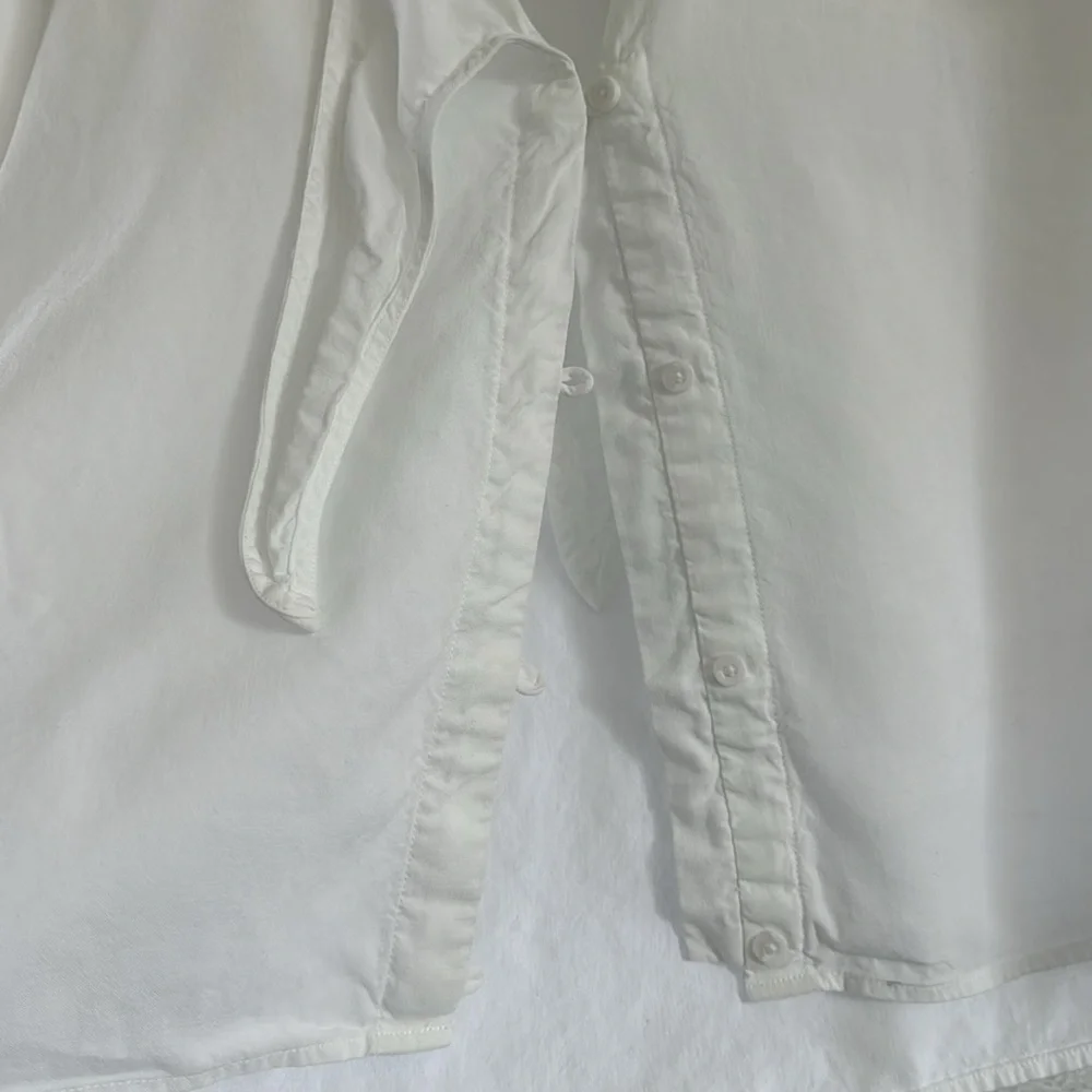Cloth and Stone White Button Top XS - Picture 6 of 6